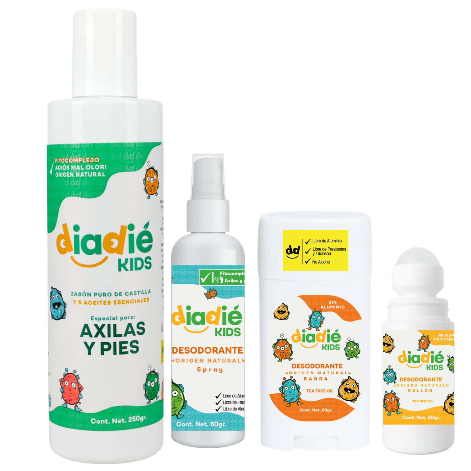 DIADIE KIDS- Desodorantes y jabon