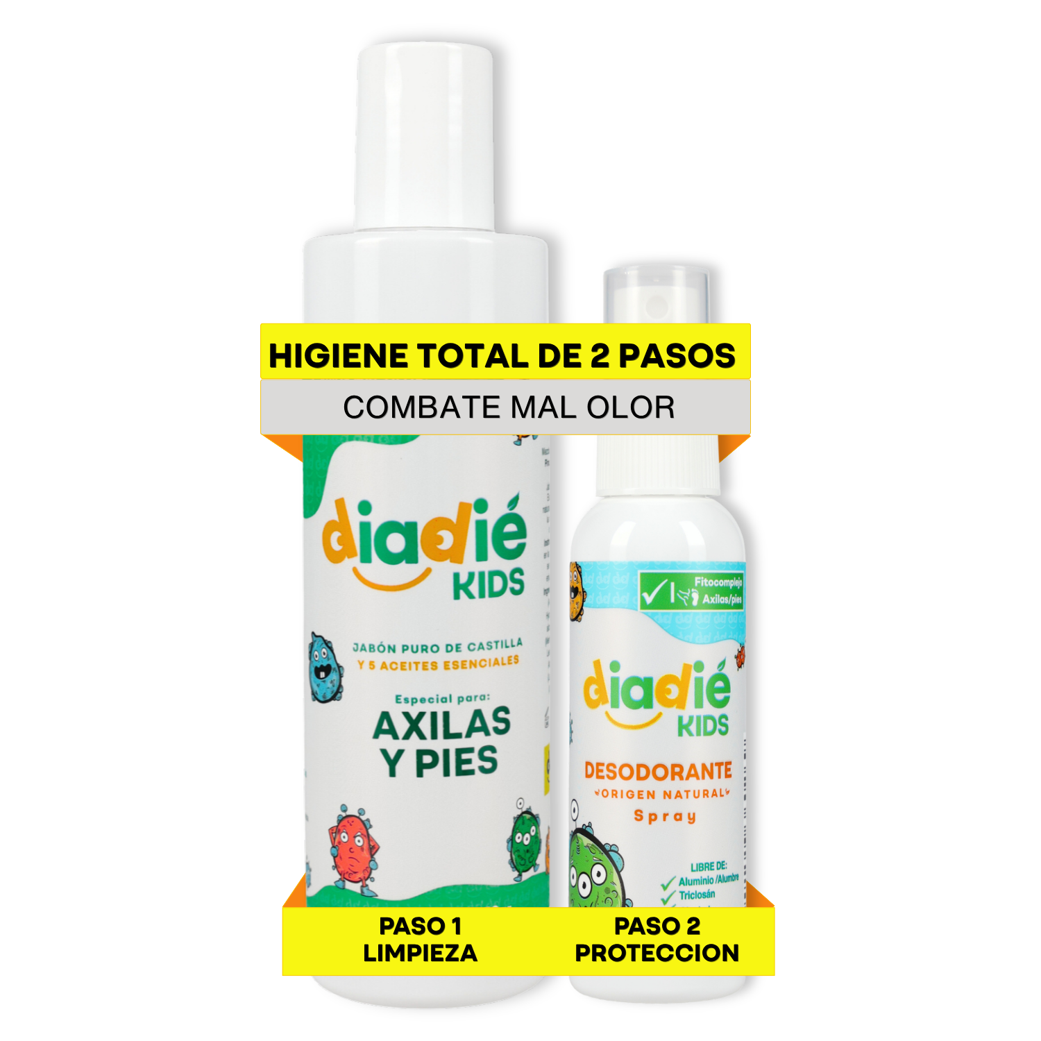 DIADIE KIDS JABON + SPRAY LIQ- AXILAS_PIES