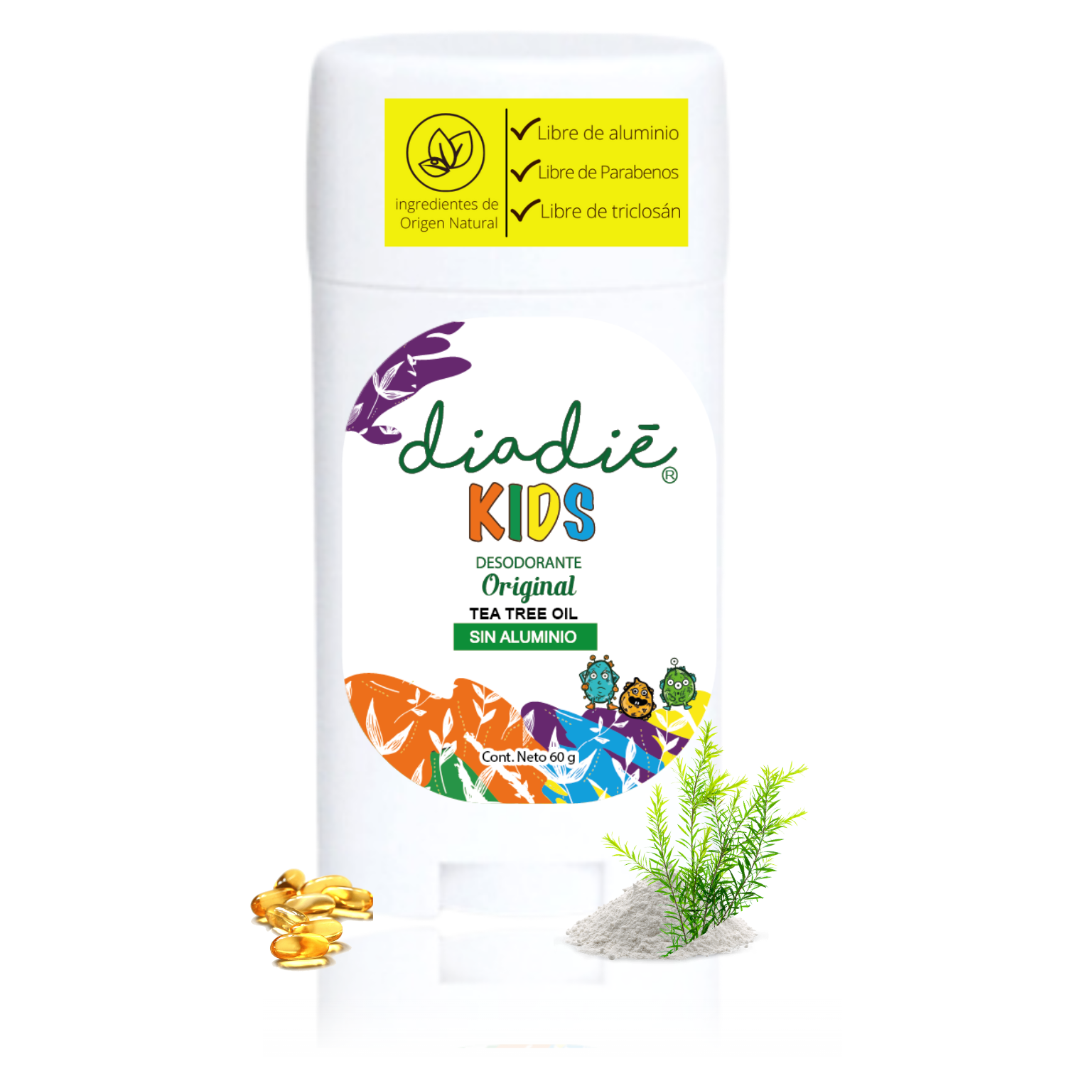 DIADIE KIDS desodorante natural para niños